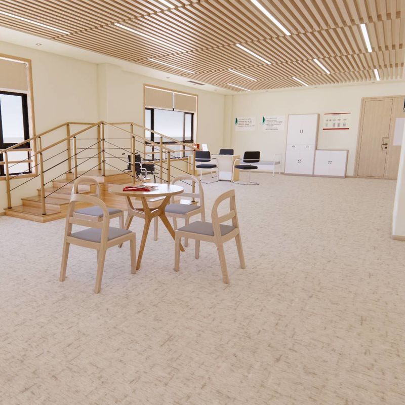Heterogeneous Flooring Tough Scratch-Resistant and Soft Underfoot for High-Traffic Areas