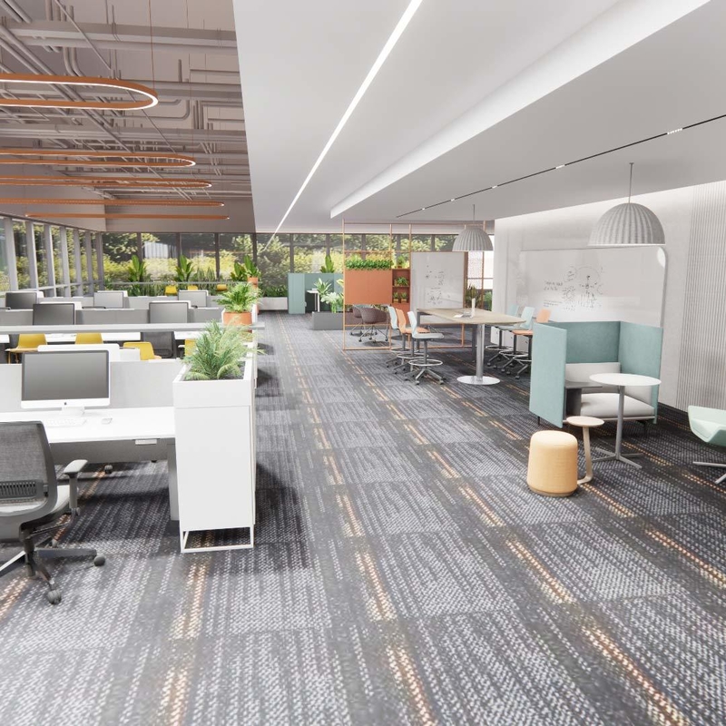 Upgrade Your Space with Relle Homogeneous Flooring Soft Sound Absorbing and Thermal Insulating Carpet