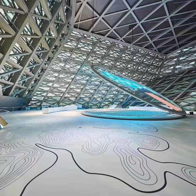 Relle Environmentally Friendly, Wear-Resistant and Anti-Slip Rubber Flooring for Exhibition Halls