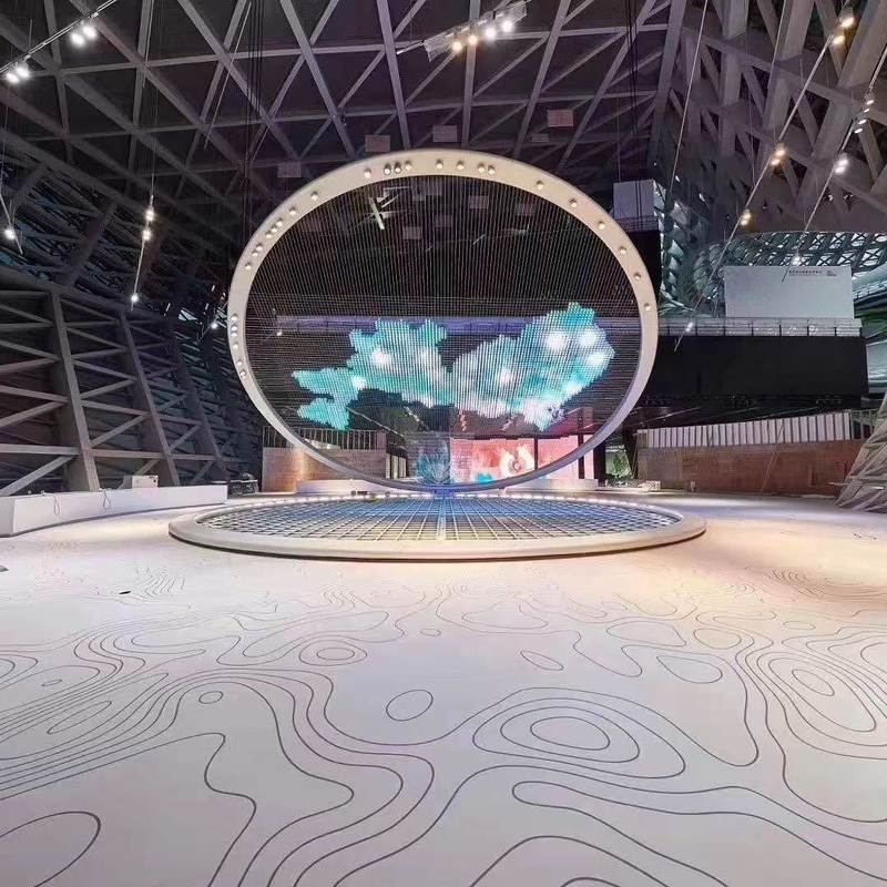 Relle Anti-Slip, Wear-Resistant & Stain-Resistant Rubber Flooring for Exhibition Halls