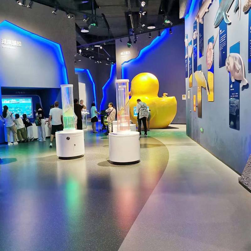 Relle Anti-Slip, Wear-Resistant & Stain-Resistant Rubber Flooring for Exhibition Halls
