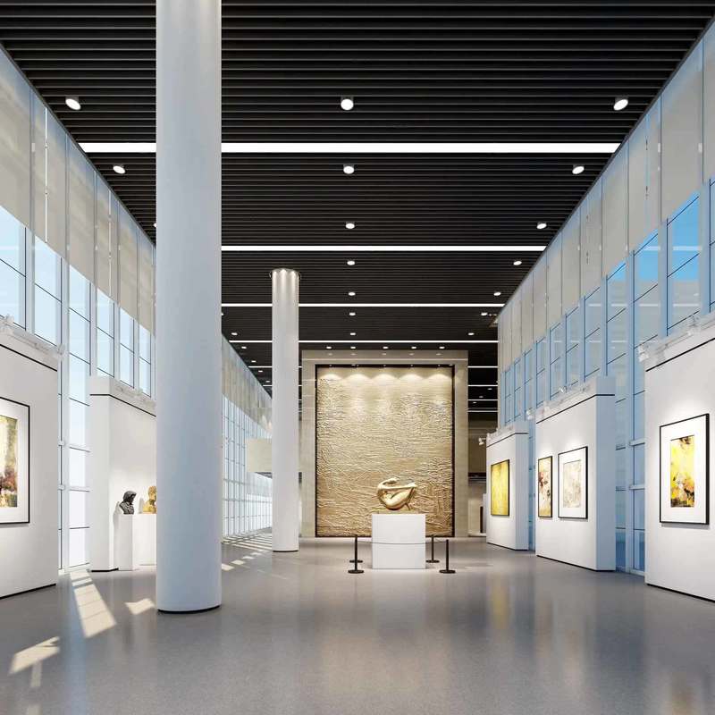Relie Stain-Resistant & Anti-Slip Rubber Flooring for Museum Cultural Relics Exhibition Zones