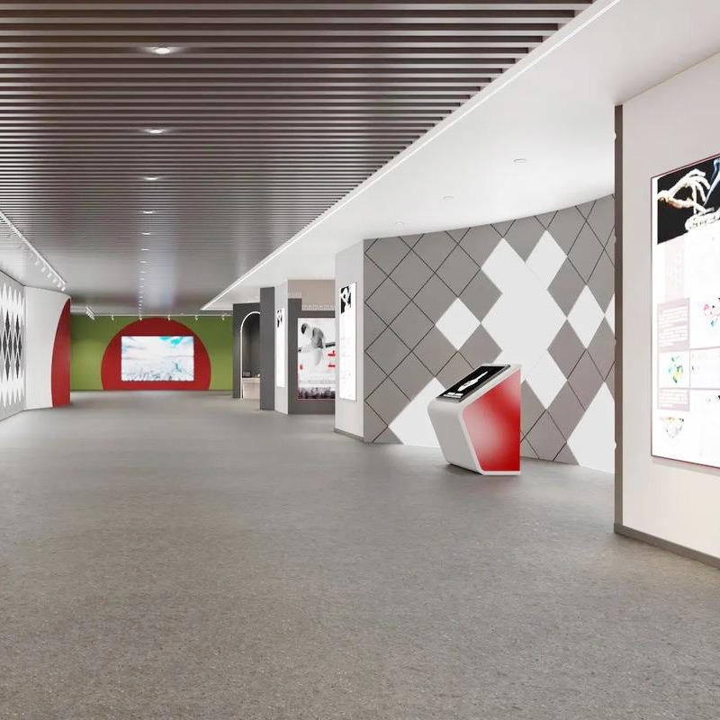 Relie Anti-Slip & Sound-Absorbing Rubber Flooring for Museum Exhibition Areas