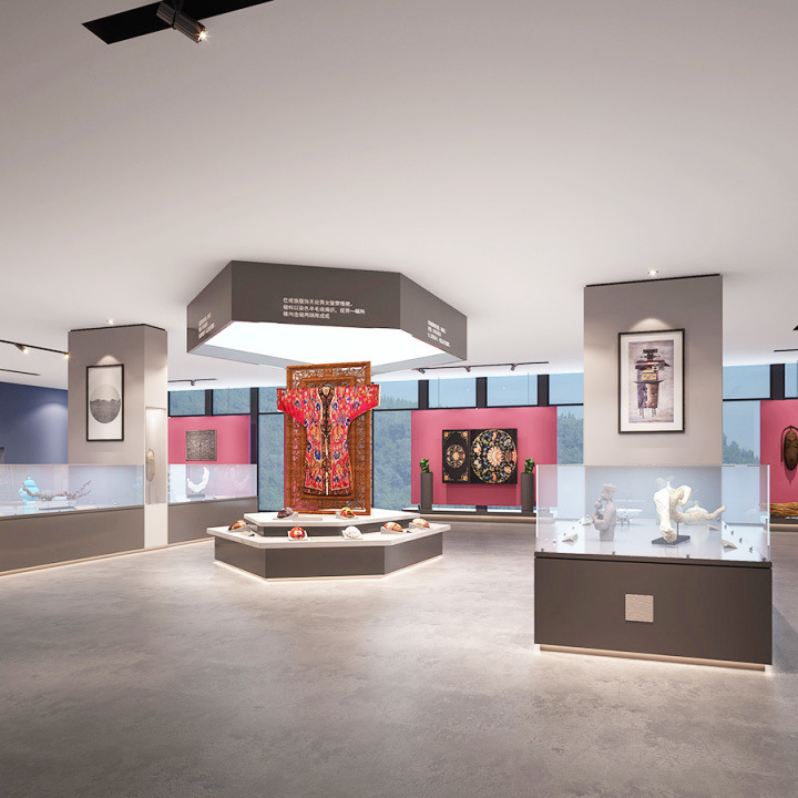 Relie Anti-Slip & Sound-Absorbing Rubber Flooring for Museum Exhibition Areas
