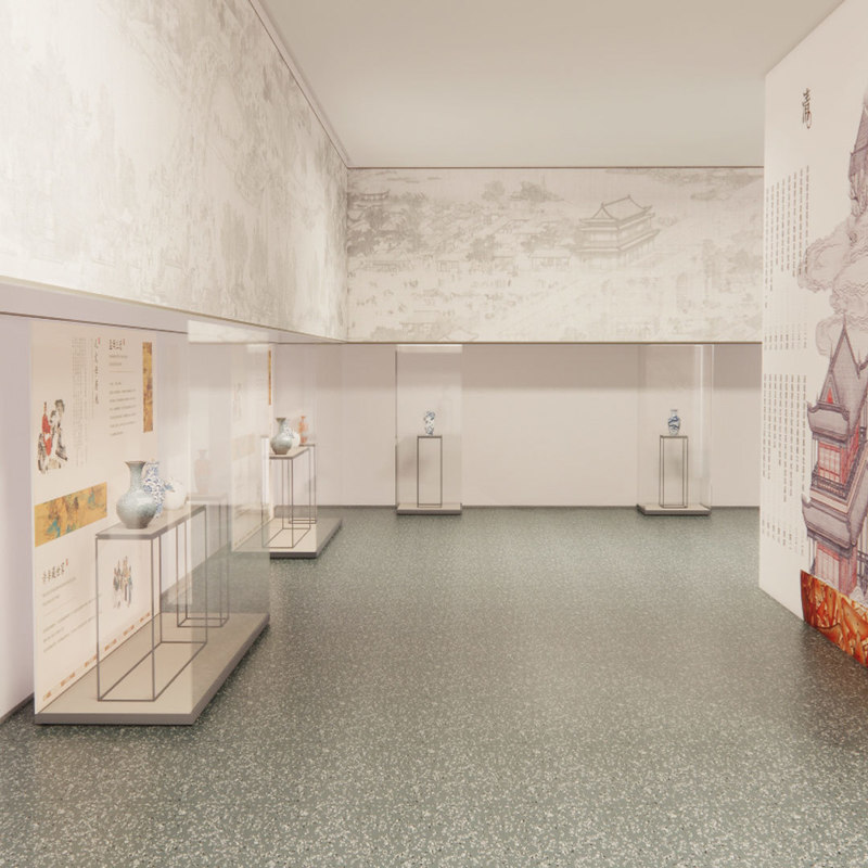 Relle Rubber Flooring for Heritage  Art Museum Displays