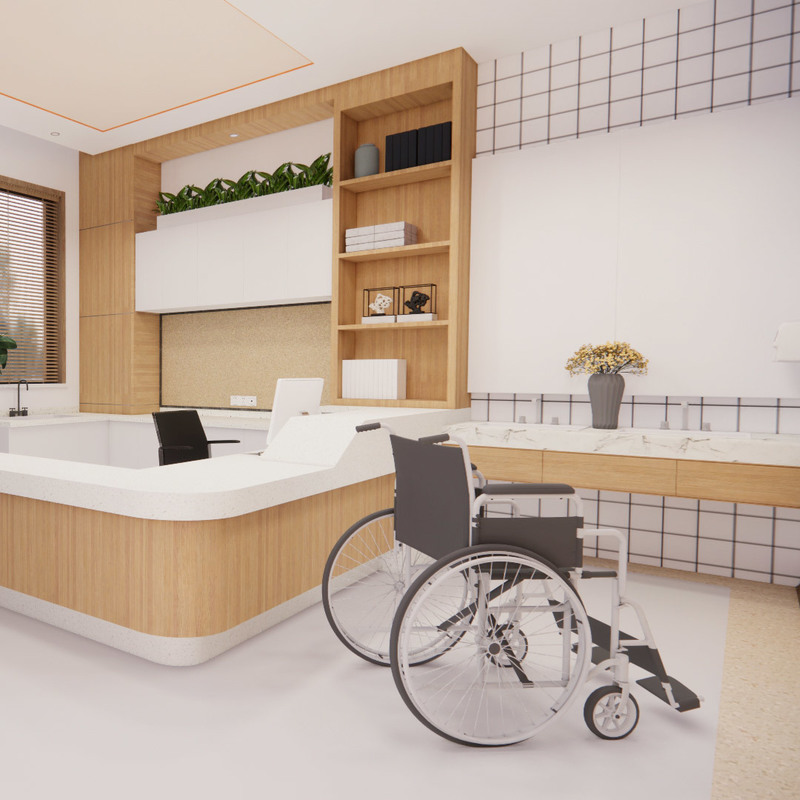 Lumina Health/Infinity Easy-Clean Antimicrobial Homogeneous Vinyl Flooring for Nursing Homes