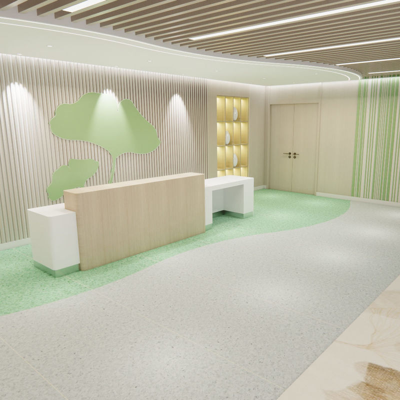 Age-Friendly Hygienic Homogeneous Flooring for Nursing Homes – Medical Compliance Type