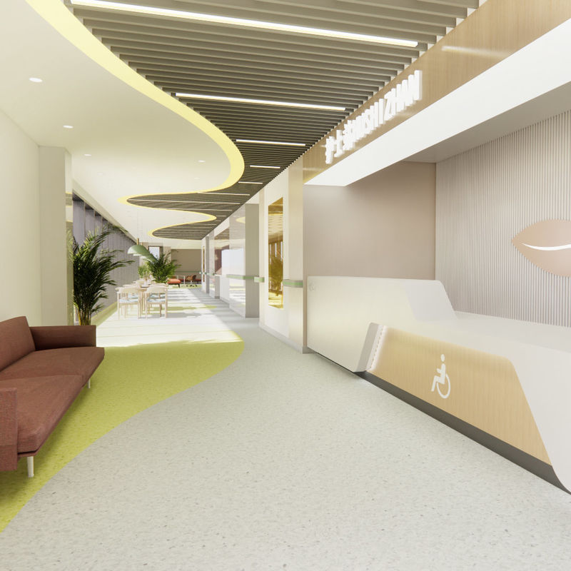 Slip-Resistant Hygienic Vinyl Flooring for Nursing Homes – Medical-Grade Durable Version