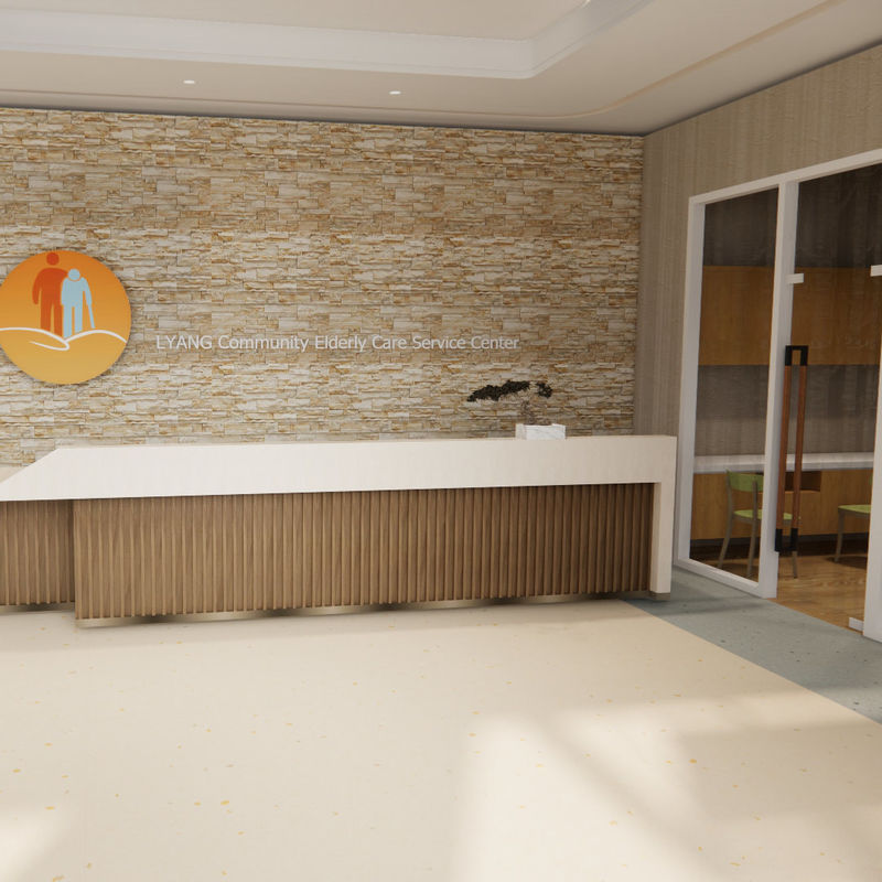 Rehabilitation-Care Special Flooring for Nursing Homes – Medical-Grade Hygienic Safe Style