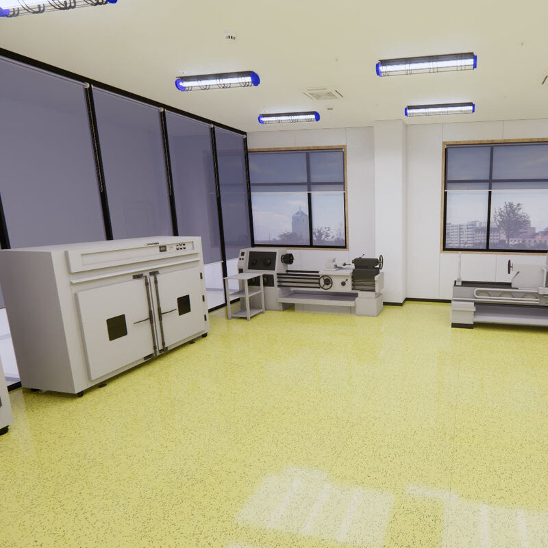 Relle Carborundum Industrial Safety Flooring for Factory—High Wear-Resistant, Anti-Slip & Impact-Proof