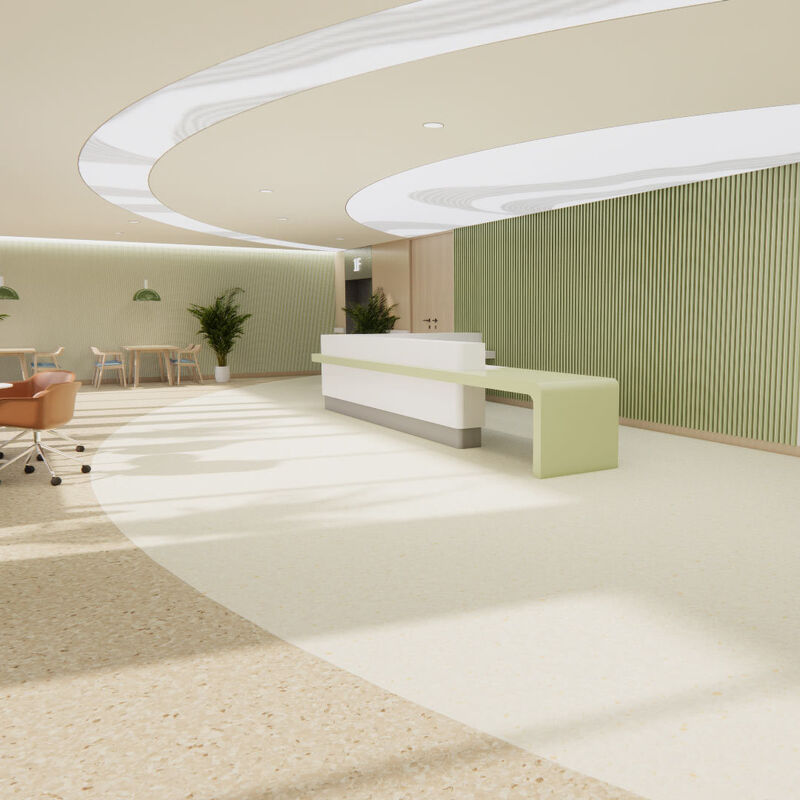 Chemical-Resistant Seamless Homogeneous Vinyl Flooring Engineered for Nursing Home Housekeeping Needs