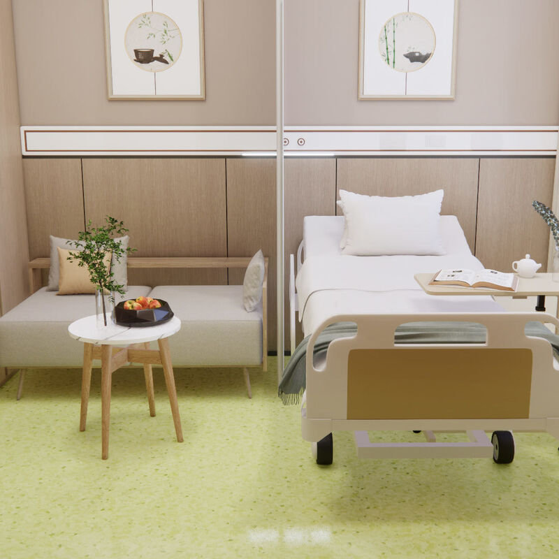 Chemical-Resistant Seamless Homogeneous Vinyl Flooring Engineered for Nursing Home Housekeeping Needs
