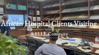 African Hospital Clients Visiting RELLE Company