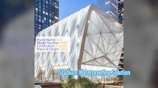 PVDF Waterproof Membrane Stadium Roof Solution